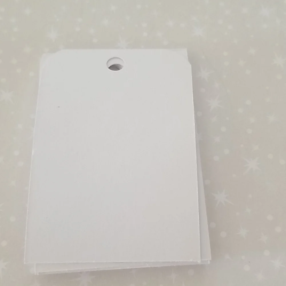 42 Christmas Multicolored Hand Cut Cardstock Gift tags